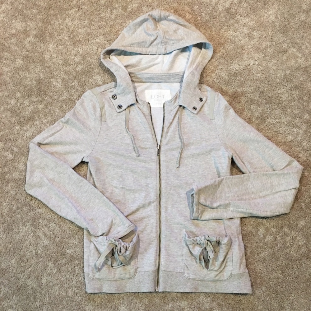 Ann Taylor LOFT Lounge Grey Jacket - M